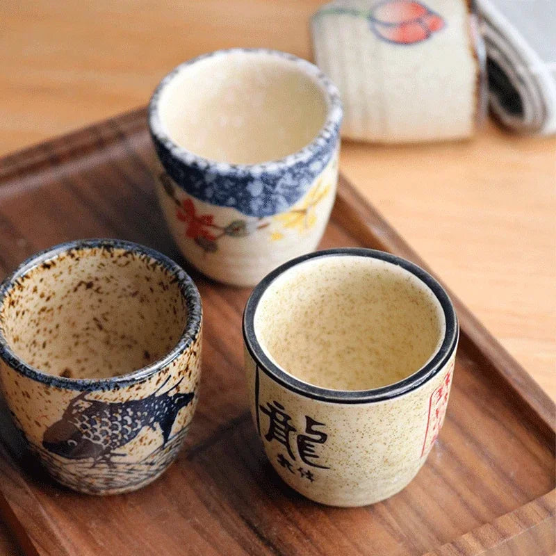 Copo em Cerâmica Estilo Japonês