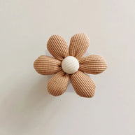 Gancho Madeira e Tecido - Flor - Minimalist House LTDA