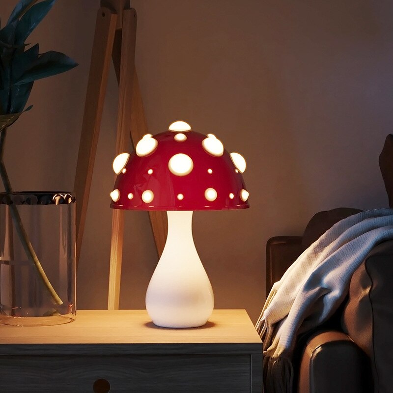 Luminária - Amanita Mushroom
