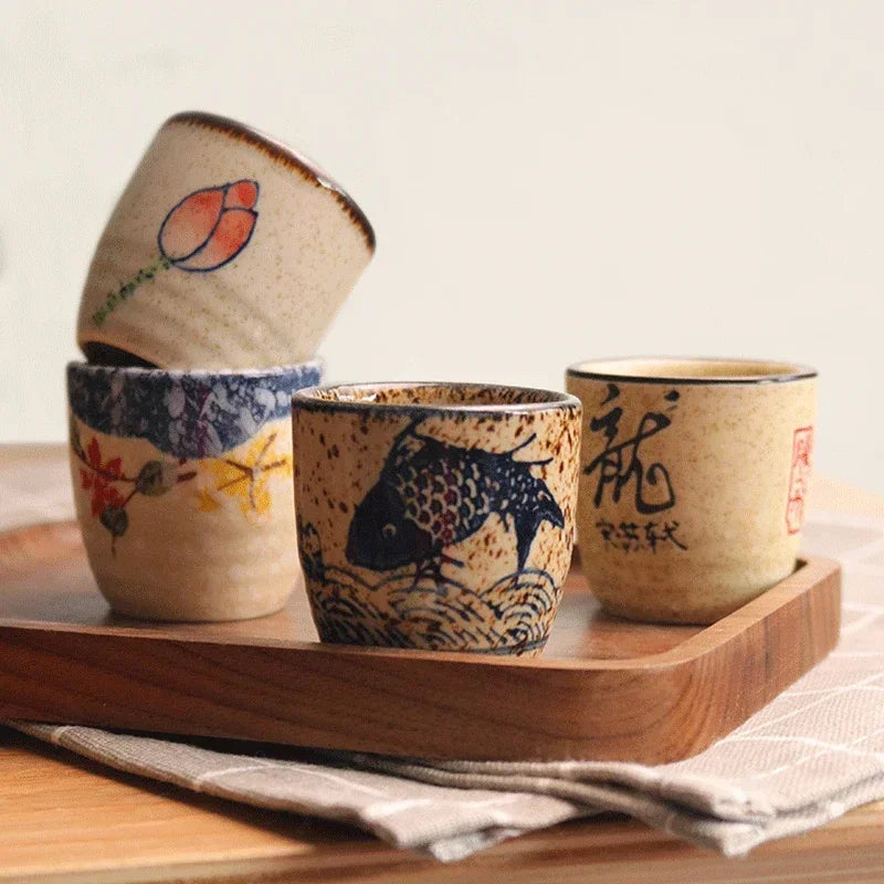 Copo em Cerâmica Estilo Japonês