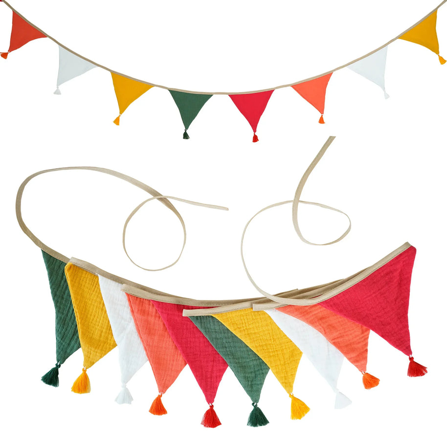 Bandeirola Decorativa Infantil em Tecido – 2,6 m