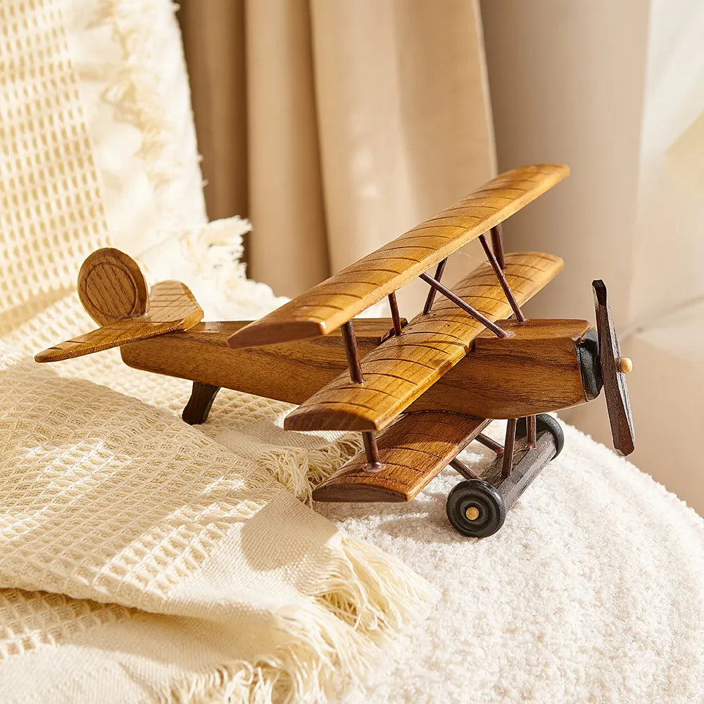 Avião Realista - Wooden Vintage - Minimalist House LTDA