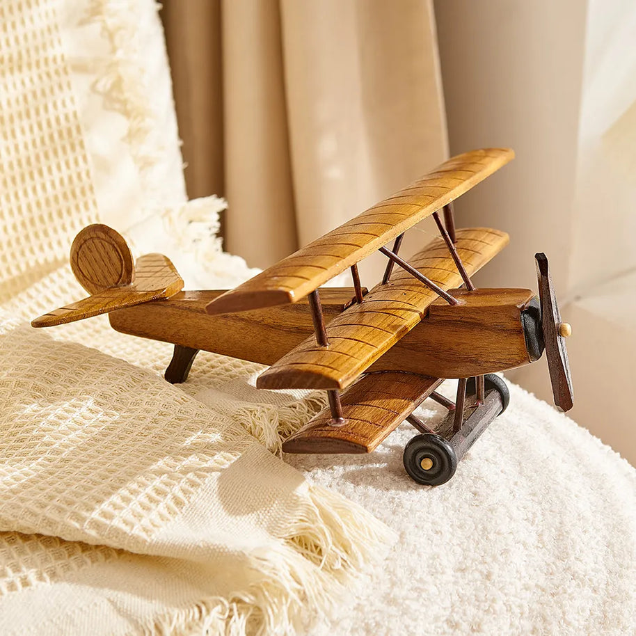 Avião Realista - Wooden Vintage - Minimalist House LTDA