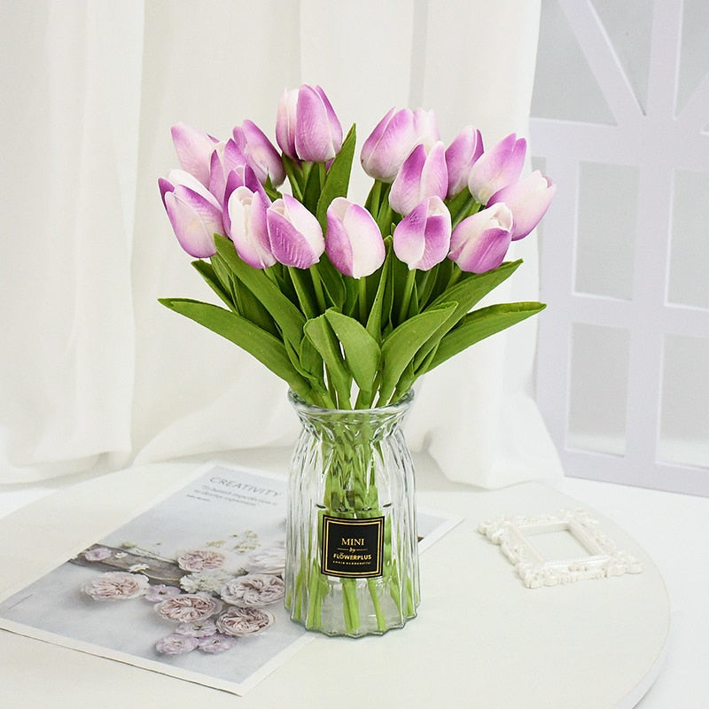 Buquês de Tulipas - Flores Artificiais - Minimalist House LTDA