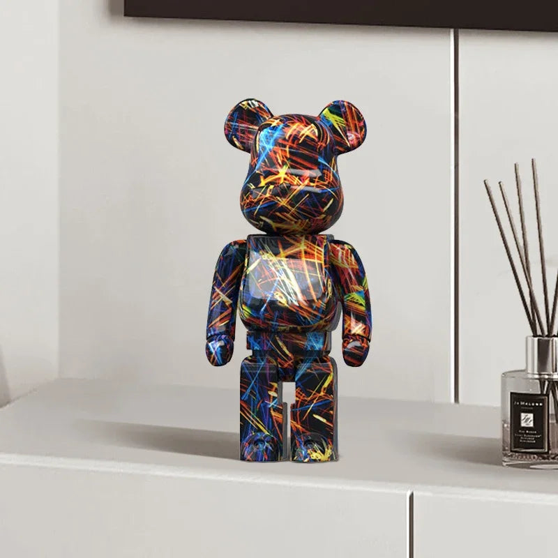 Urso Estatueta Graffiti BearBri