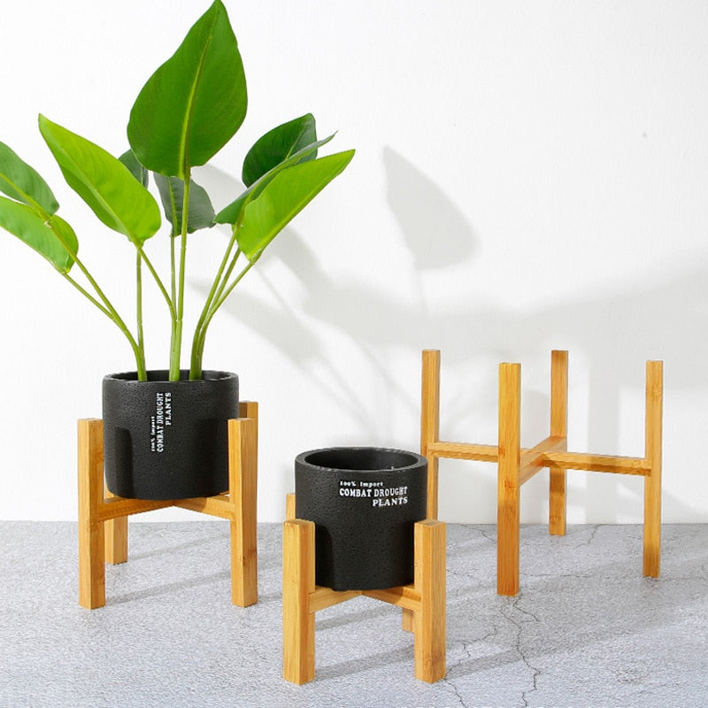 Suporte para planta - Bambu Madeira - Minimalist House LTDA