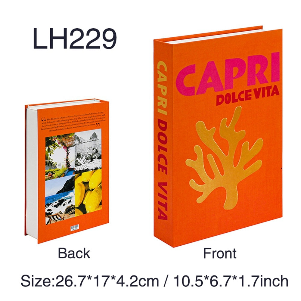 Livro fake para decoração - DOLCE VITTA - Minimalist House LTDA