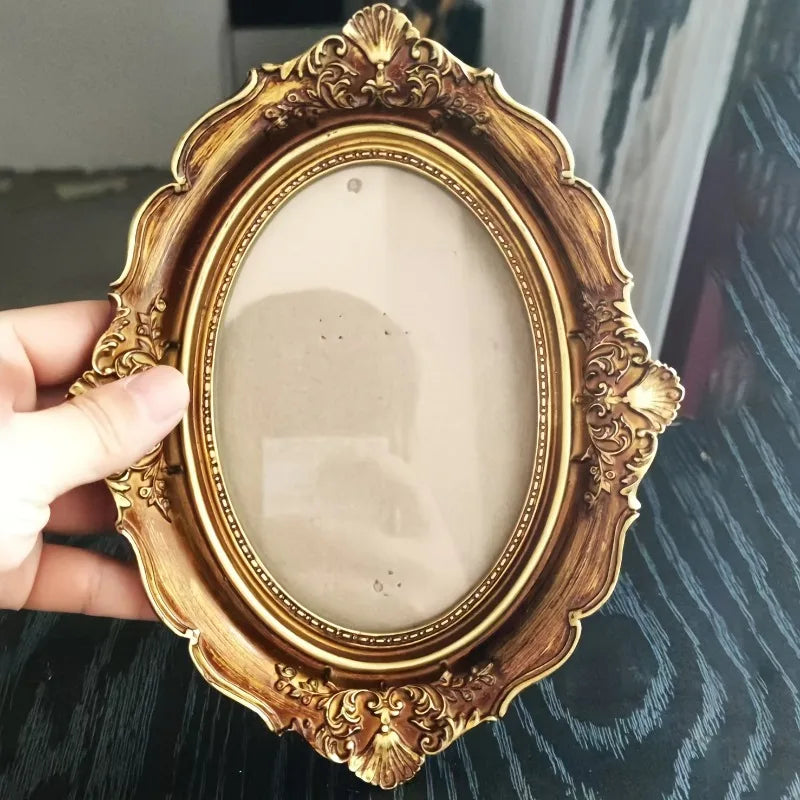 Moldura Oval Clássica Decorativa Porta Retrato