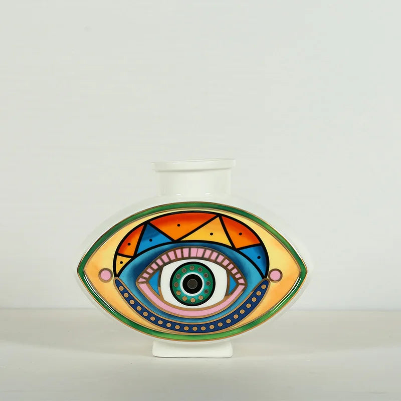 Vaso de cerâmica - Olho Turco