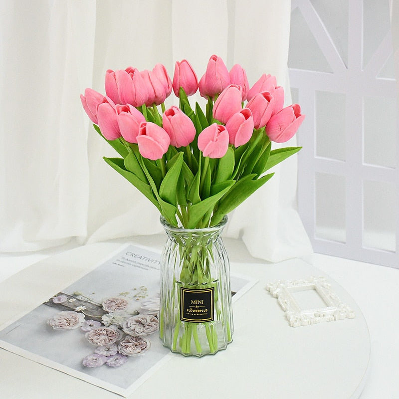 Buquês de Tulipas - Flores Artificiais - Minimalist House LTDA