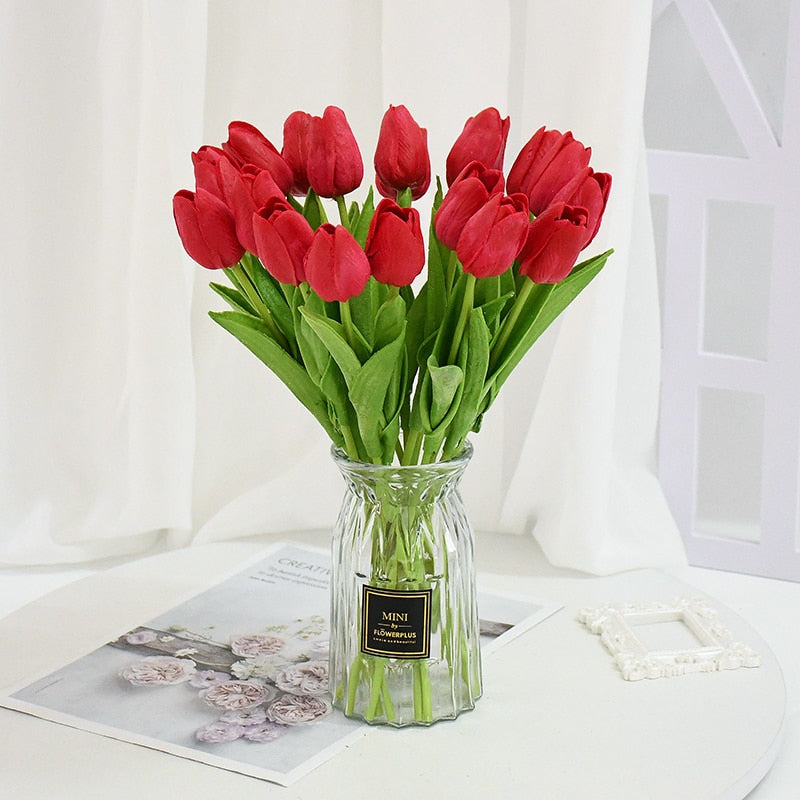 Buquês de Tulipas - Flores Artificiais - Minimalist House LTDA