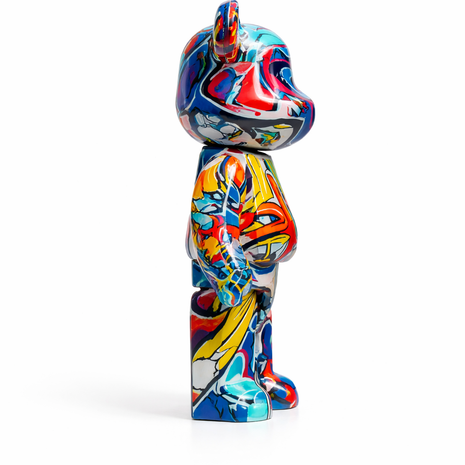 Urso Estatueta Graffiti BearBri