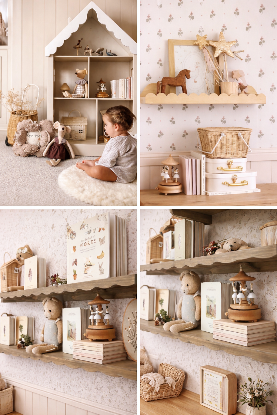 Caixinha de Música - Madeira Vintage Carrossel