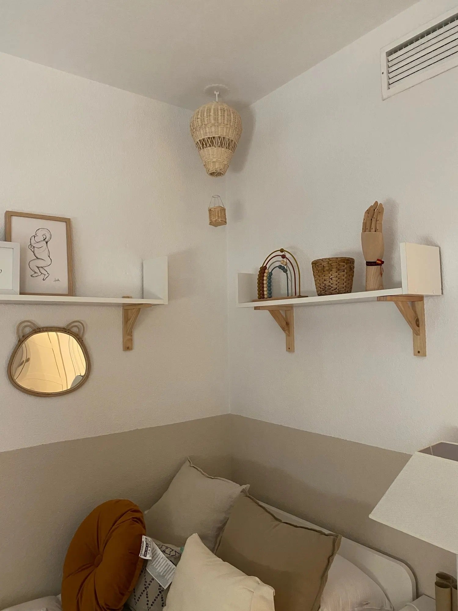 Balão Fantástico - Home Decor Baby Rattan - Minimalist House LTDA