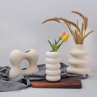 Vaso de cerâmica - Flor - Minimalist House LTDA