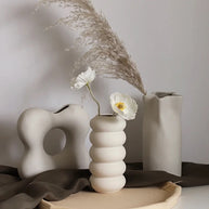Vaso de cerâmica - Flor - Minimalist House LTDA