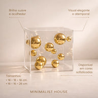 Caixa em acrílico decor - Maria Antonieta