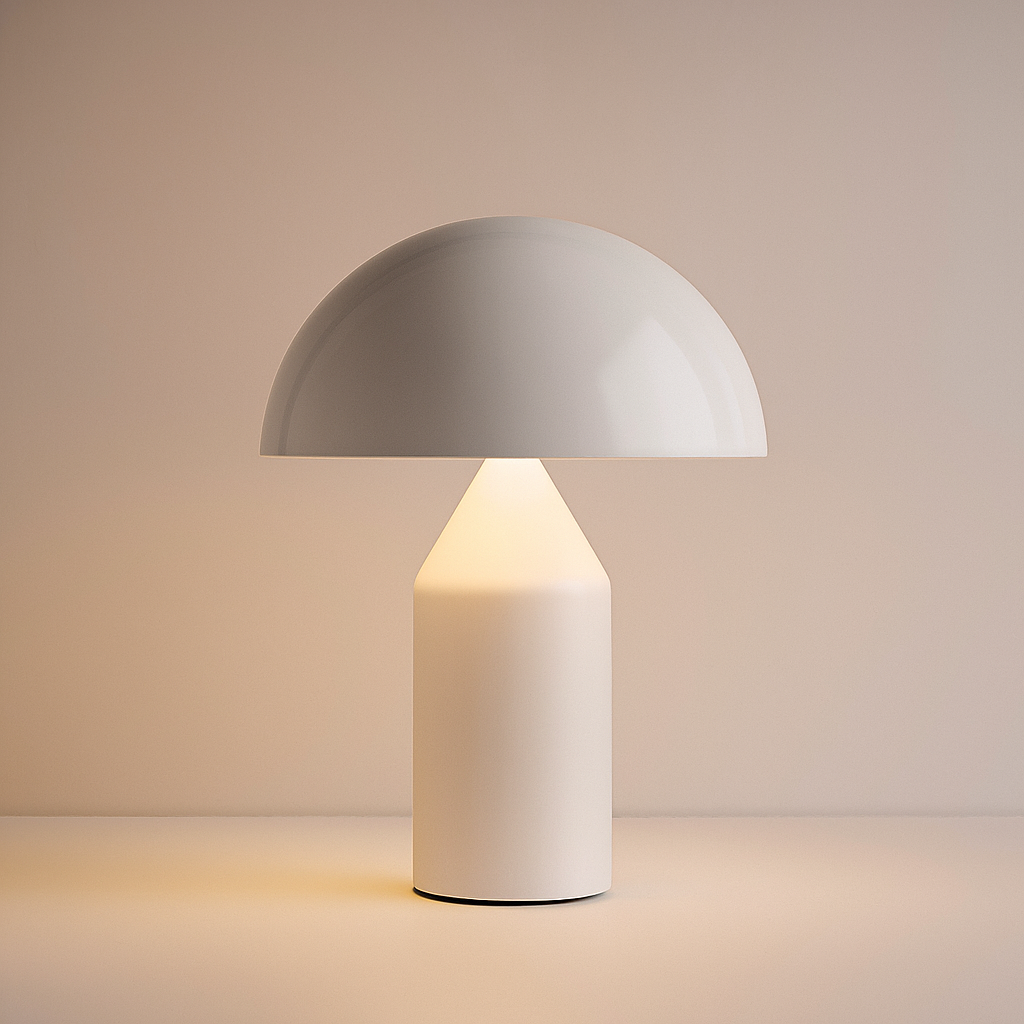 Luminária Cromada - Mushroom