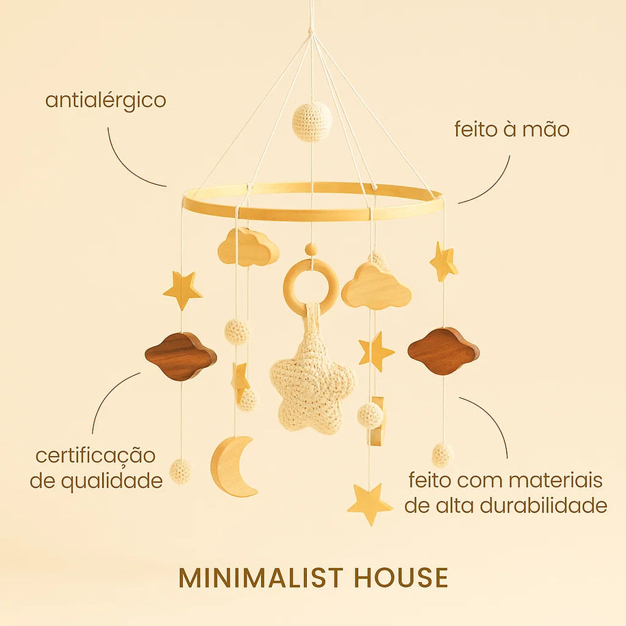 Móbile para berço - Céu