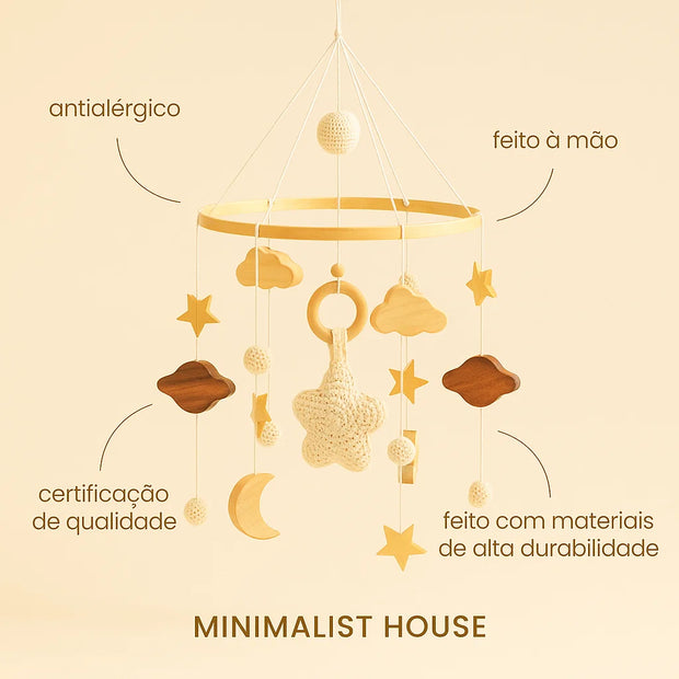 Móbile para berço - Céu