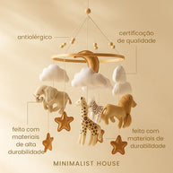 Móbile para berço - Animal Kingdom