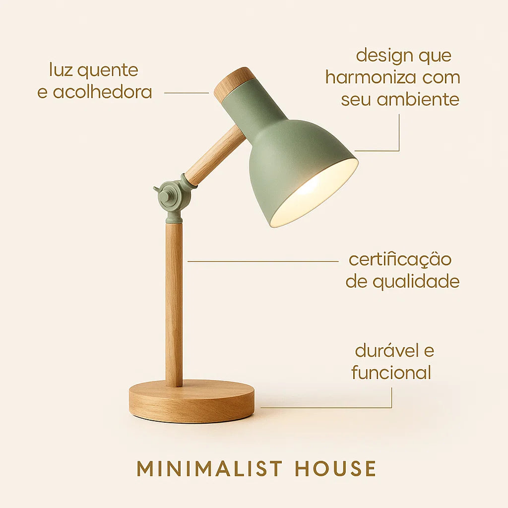 Abajur de Mesa Moderno - Mobly