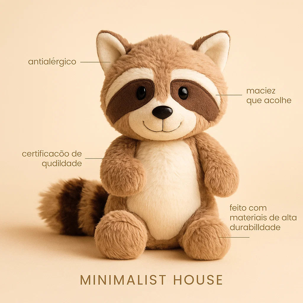 Urso de Pelucia Guaxinim