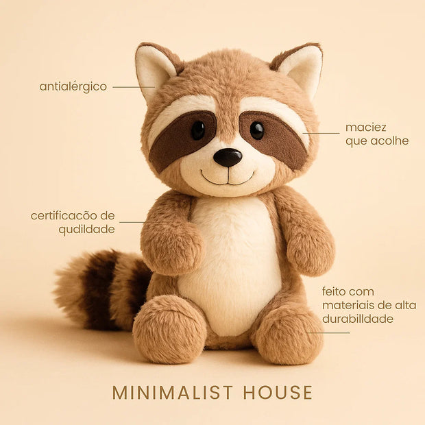 Urso de Pelucia Guaxinim