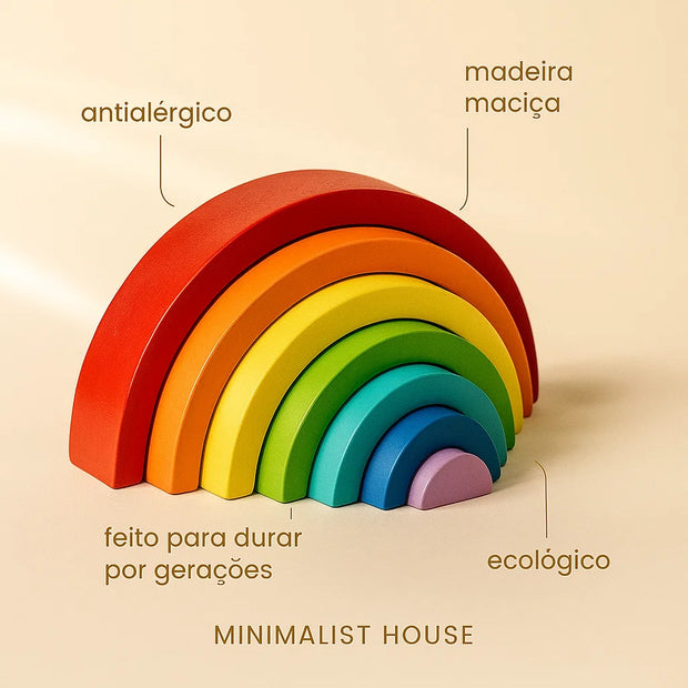 Bloco de construção de madeira - Homebaby