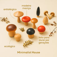 Blocos de Madeira Floresta - Educativo & Decor