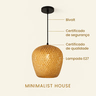 HAWAII - Pendente natural bambu