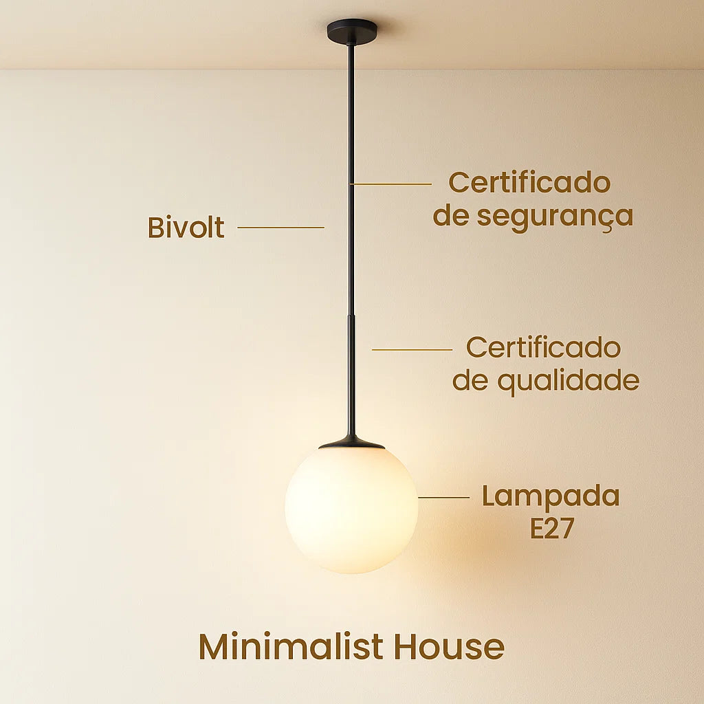 Pendente LINE GOLD