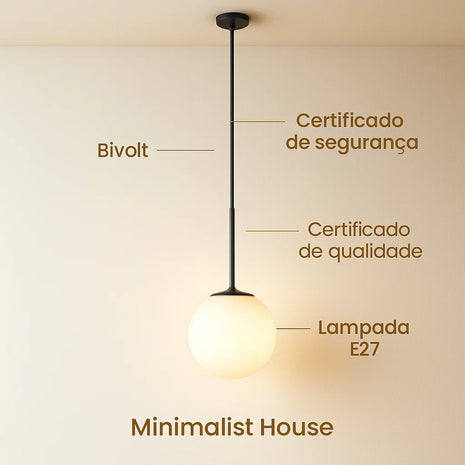 Pendente LINE GOLD