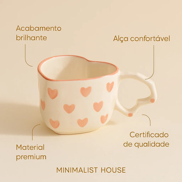 Xícara de cerâmica - LOVER
