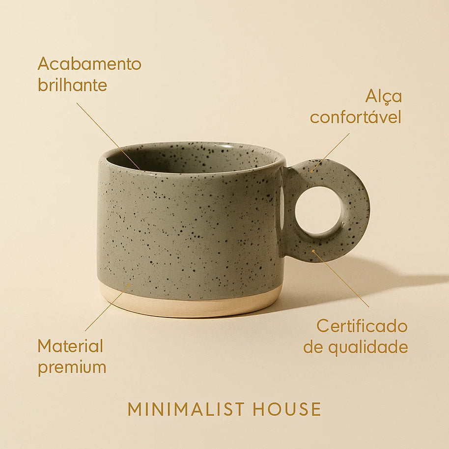 Xícara de cerâmica nordic - Coffeeware