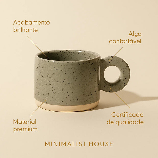 Xícara de cerâmica nordic - Coffeeware