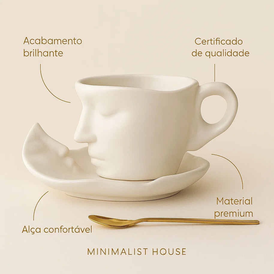 Xícara de Cerâmica - BEIJO