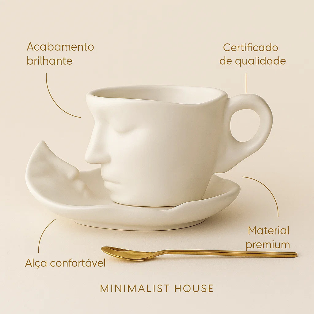 Xícara de Cerâmica - BEIJO