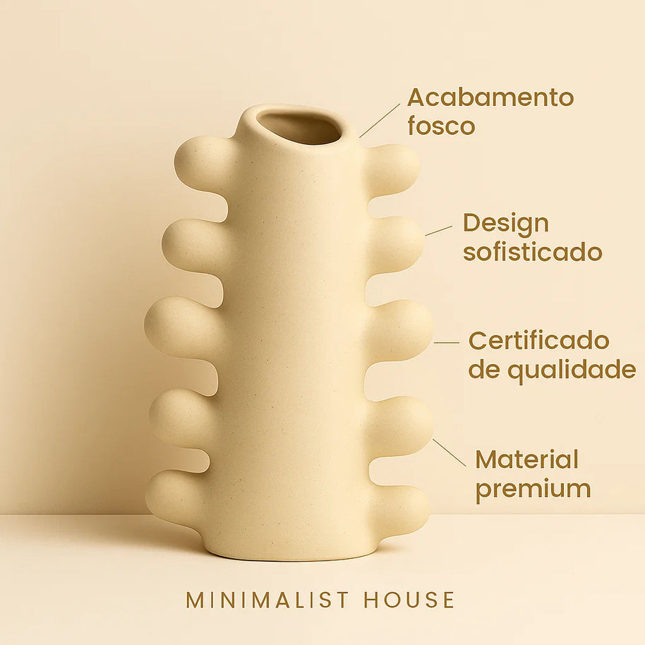 Vaso de cerâmica - Huron Minimalista