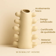 Vaso de cerâmica - Huron Minimalista