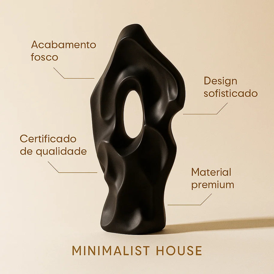 Vaso de cerâmica ART Nórdico