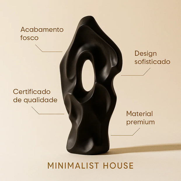 Vaso de cerâmica ART Nórdico