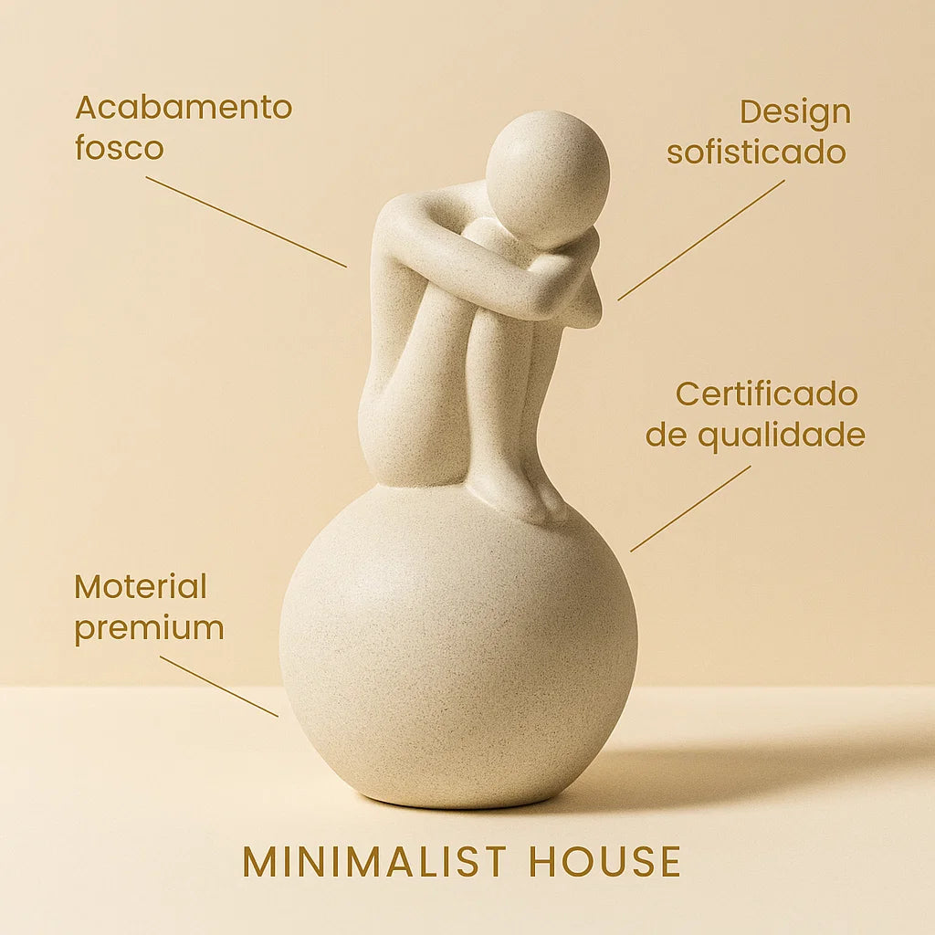 Estatueta de resina - Menino