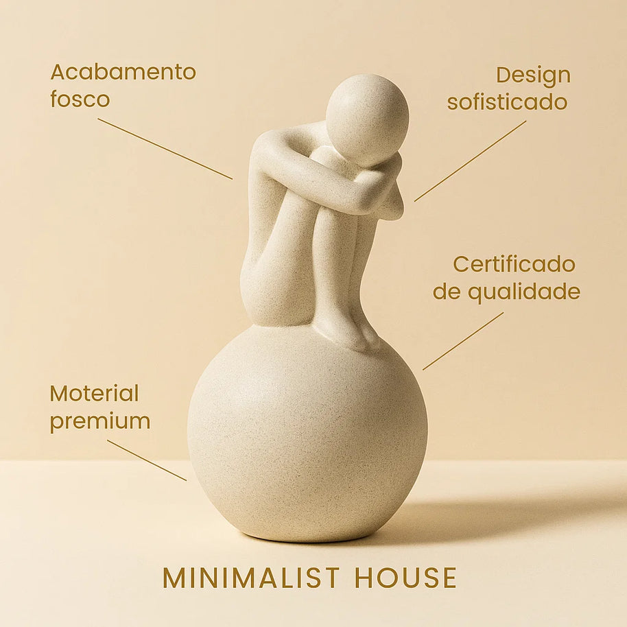 Estatueta de resina - Menino