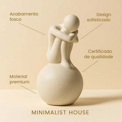 Estatueta de resina - Menino