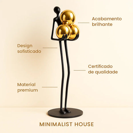 Estatueta Esferas