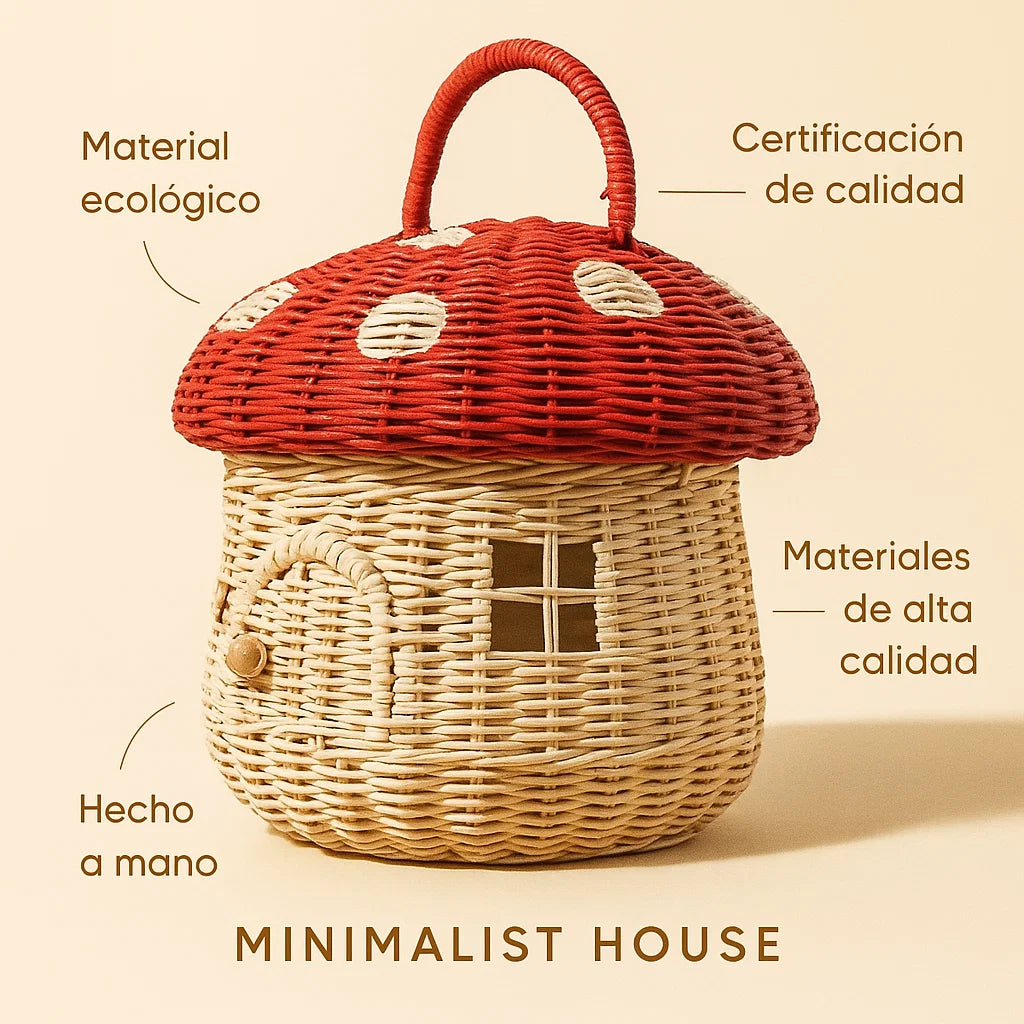 Cesto organizador - Cogumelo