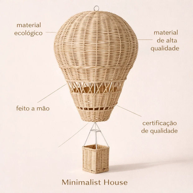 Balão Fantástico - Home Decor Baby Rattan