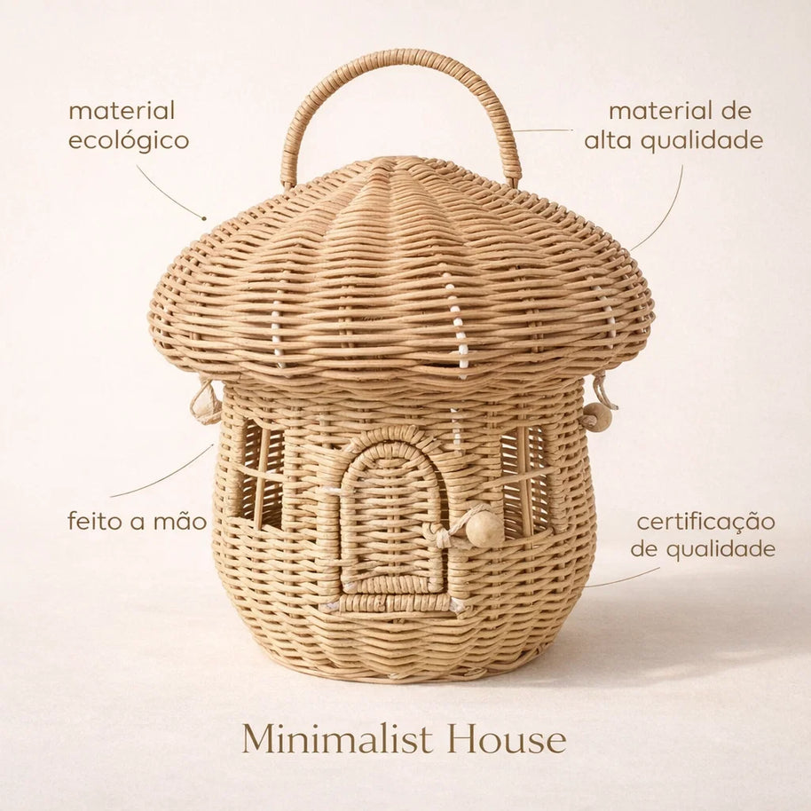 Cesto organizador - Cogumelo