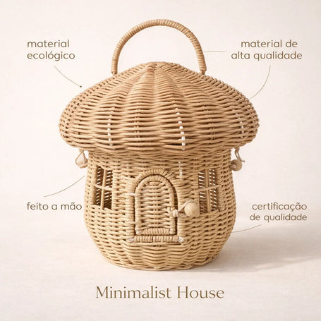 Cesto organizador - Cogumelo